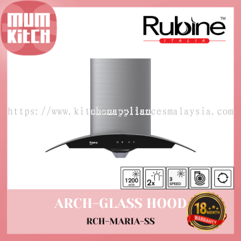 Rubine Cooker Hood H虏Meltz Technology 1200m鲁/hr RCH-MARIA-SS