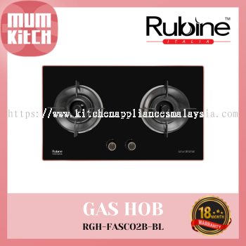 RUBINE Dapur Gas Perlindungan Api 5.5kW RGH-FASCO2B-BL