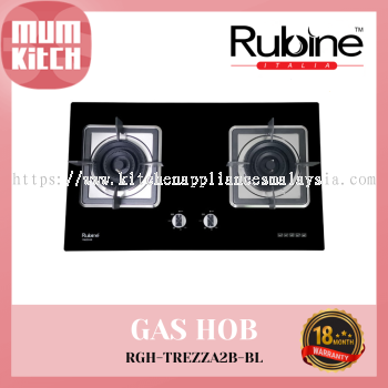 RUBINE Gas Dapur 6.3kW Pintar/Autocucuhan (RGH-CALDO2B-BL)