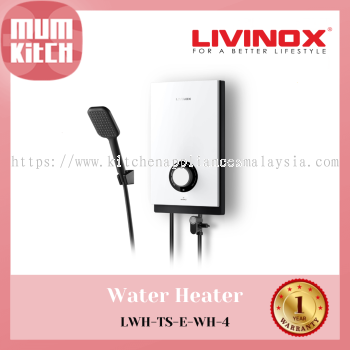 LIVINOX Water Heater 4.5kW Power Non-Pump LWH-TS-E-WH