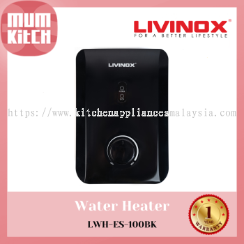 LIVINOX Water Heater 3.8kW Mini Black No Pump LWH-ES-100BK