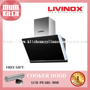 Livinox Cooker Hood Slanted 1600m鲁/h Ventilation LCH-PEARL-90B