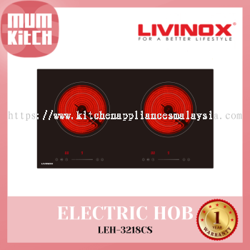 Livinox Electric Hob Eurokera Glass Intelligent LEH-3218CS