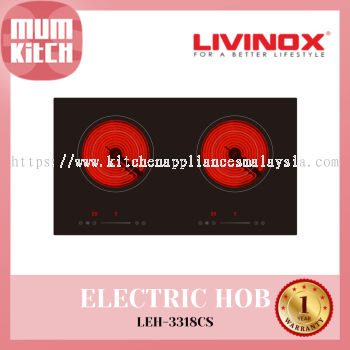 Livinox Electric Hob Dual Ceramic Intelligent LEH-3318CS