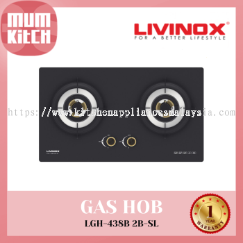 Livinox Gas Hob 2 Burners 8mm Sintered Stone LGH-438B 2B-SL