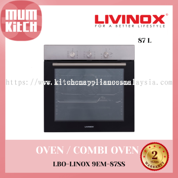 Livinox Oven 9 Functions 87 Litres XXL LBO-LINOX 9EM-87SS