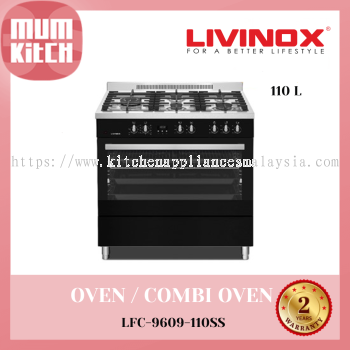 Livinox Standing Cooker 9 Functions LFC-9609-110SS (Made in Europe)