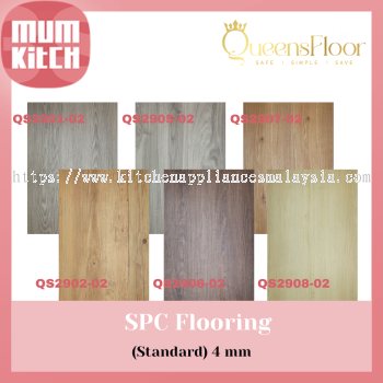 Queens Floor SPC Flooring 4mm (STANDARD) Collection  | Box