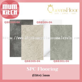 Queens Floor SPC (Elite) Collection   5MM (STONE SERIES) | QSS301-04, QSS303-04, QSS304-04, QSS305-04