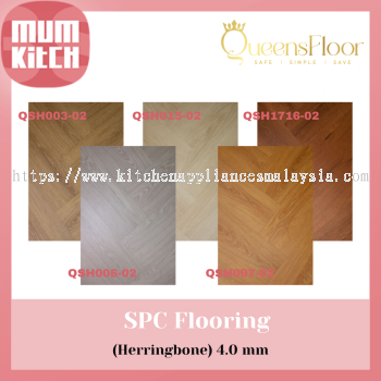 Queens Floor SPC (Herringbone) Collection   4.0MM | QSH003-02, QSH006-02, QSH015-02, QSH097-02, QH1716-02