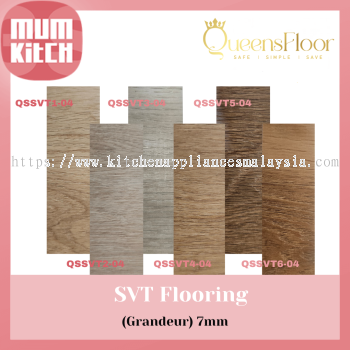 QueensFloor SVT Flooring (Grandeur) Collection   7MM | QSSVT1-04, QSSVT2-04, QSSVT3-04, QSSVT4-04, QSSVT5-04, QSSVT6-04, QSSVT7-04, QSSVT8-04, QSSVT9-04, QSSVT10-04