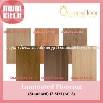 Queens Floor Lantai Laminate (STANDARD)  KOLEKSI   12MM (AC-3) | Kotak