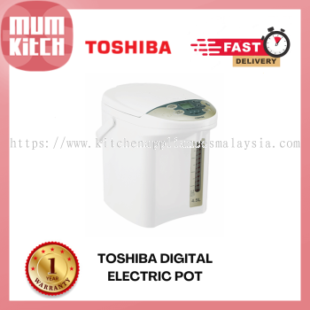 TOSHIBA Electric Pot 4.5L Digital PLK-45SFIM (WT)