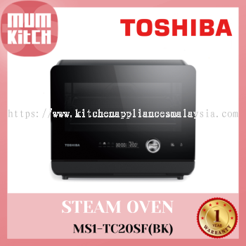 TOSHIBA Steam Oven 20L S1 Multi-functional MS1-TC20SF(BK)