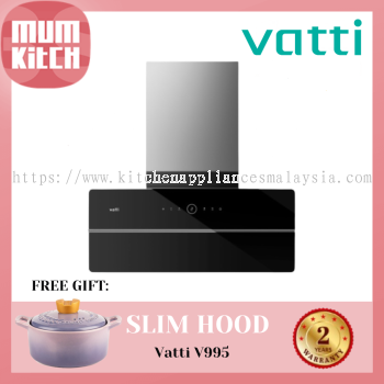 Vatti Cooker Hood 2050m3/h 92% Oil Filtration Rate (V995)