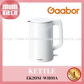 Gaabor Electric Hot Water Kettle 1500W 2L EK20M-WH01A