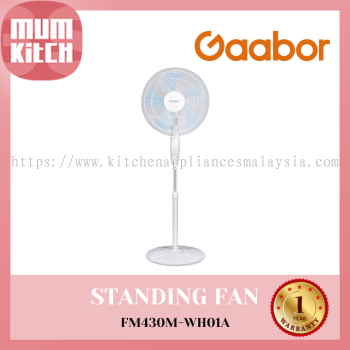 Gaabor Standing Fan 5 Blades Lightweight Low Noise FM430M-WH01A