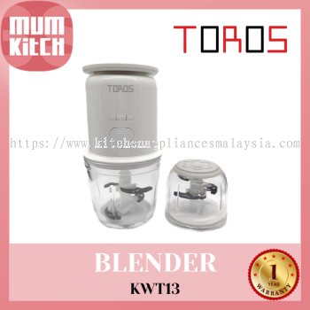 TOROS Portable Mini Blender Food Processor Grinder Garlic KWT13