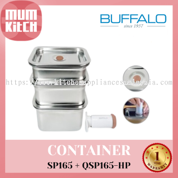 BUFFALO Bekas Vakum SUS 304 Set dengan Pam Tangan SP165 + QSP165-HP