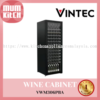 Vintec Wine Cabinet V306 Premium Series 180 Bottle Single/Multi-Temp VWM306PBA