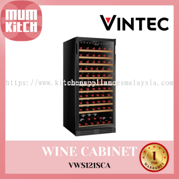 Vintec Wine Cabinet 121 Bottle Single-Zone VWS121SCA