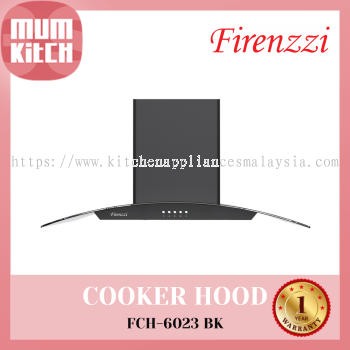 FIRENZZI Cooker Hood 90 cm Curved FCH-6023 BK