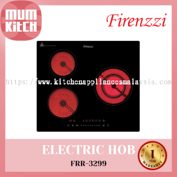 FIRENZZI Glass Ceramic Hob Black Crystal FRR-3299