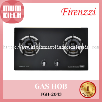 FIRENZZI Gas Hob 2 Triple Ring Burners FGH-2043