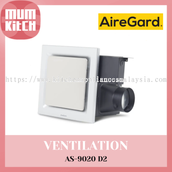 Airegard Silent Ventilators Silver Room AS-9020-D2