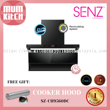 SENZ Cooker Hood ADEL Compact L Shape HeatPro intelClean SZ-CH9560DC