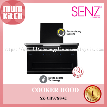 SENZ Cooker Hood ECLIPSE Slim L Shape Design Heat Pro intelClean SZ-CH9788AC