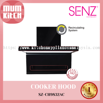 SENZ Cooker Hood BARRISA HeatPro intelClean with Rose Gold Design SZ-CH9832AC