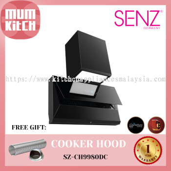 SENZ Cooker Hood ZAFFIRO Diamond Shape intelClean SZ-CH9980DC