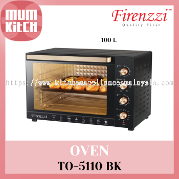 FIRENZZI Electric Oven 100L Extra Large Capacity TO-5110 BK