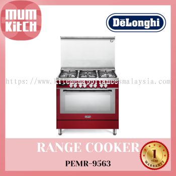 DeLonghi Dapur Memasak Profesional Dengan Ketuhar Elektrik Terbina Dalam PEMR-9563