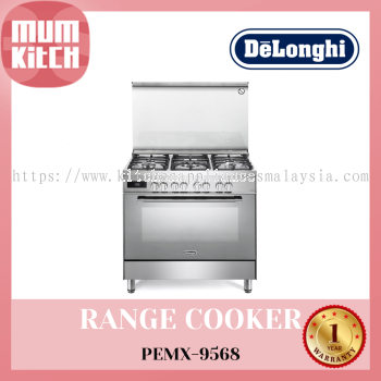 DeLonghi Range Cooker Professional With Built-In Electric Oven PEMX-9568