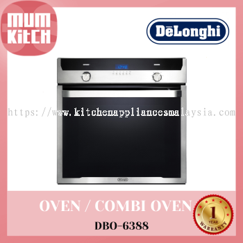 DeLonghi Ketuhar Terbina Dalam Keluli Tahan Karat DBO-6388