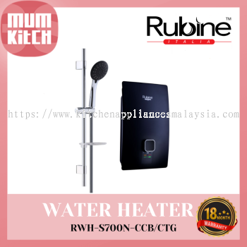 RUBINE Water Heater 3.8KW Salvo Series Non Pump RWH-S700N-CCB/CTG