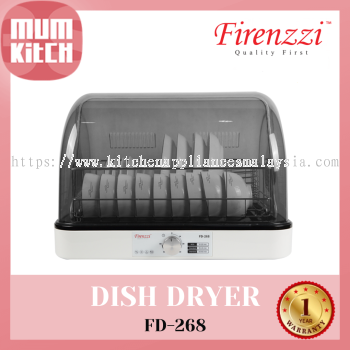 FIRENZZI Dish Dryer & Storage With LED Light Anti-Bacteria FD268