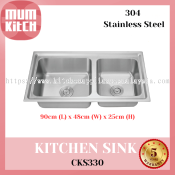 Sinki Dapur Cabana Top Mount CKS330