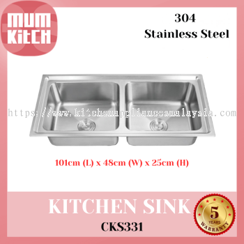 Sinki Dapur Cabana Top Mount CKS331