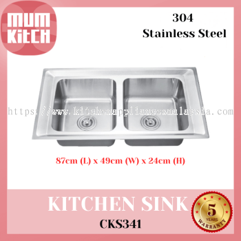 Sinki Dapur Cabana Top Mount CKS341