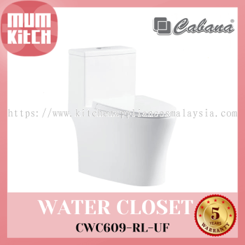 Cabana Kloset Air Seramik Satu Keping CWC609-RL-UF