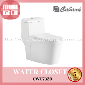 Cabana Water Closet One Piece Wash Down S Trap CWC7320