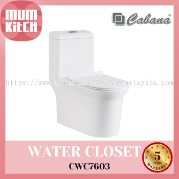 Cabana Water Closet One Piece Trap With Soft Close Function CWC7603