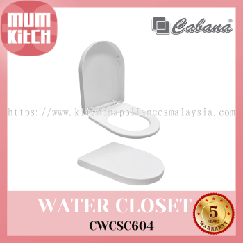 Cabana Kloset Air Penutup Tempat Duduk Dengan Braket PP CWCSC604