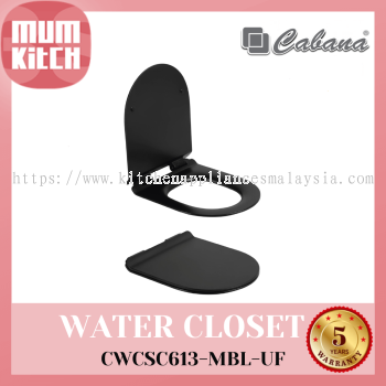 Cabana Kloset Air Braket Keluli Tahan Karat CWCSC613-MBL-UF