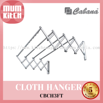 Cabana Cloth Hanger Stainless Steel 3 feet CBCH3FT