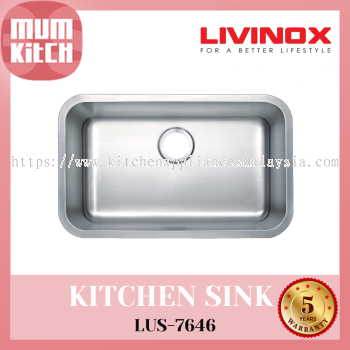 Livinox Sink Stainless Steel Single Bowl LUS-7646