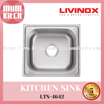 Livinox Sink Top Mount Stainless Steel LTS-4642